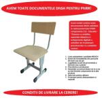 B4U Scaun scolar reglabil METAL-lemn 370x400xh460 mm UNIVERSAL 2 B4U DNSH (16478513)