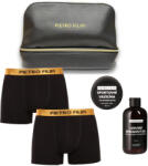 Pietro Filipi Férfi ajándék kozmetikai táska2PACK Metál színű bokszeralsók és kozmetikumok Pietro Filipi (4PJTBK1) XL