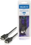 Valueline Cablu HDMI de mare viteza cu functie Ethernet 1m VALUELINE (VLMB34000B10) - habo