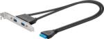Goobay Placa USB 2x USB 3.0 montare pe placa de baza PC Goobay (95369)