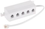 Cabletech Cablu adaptor telefonic RJ11 6P4C la 5x6P4C pe fir Cabletech (TEL0018)