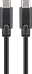 Goobay Cablu USB Type C Generatia 1 tata-tata 1.5m negru GOOBAY (66507)