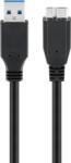 Goobay Cablu USB 3.0 la micro USB 0.5m Goobay (95734) - habo