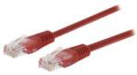 Valueline Cablu CAT5e UTP de retea RJ45 8P8C tata - RJ45 8P8C tata 2m rosu Valueline (VLCT85000R20) - habo