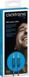 clicktronic Cablu Jack 3.5 mm - 3.5 mm audio 1m tata-tata stereo Profesional Clicktronic (70476) - habo