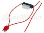 4CarMedia Splitter auto ATM 8A siguranta mini x1 0.75mm2 culoare rosu 4CarMedia (ROZ.02) - habo