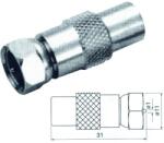 Cabletech Adaptor mufa tv tata la F tata cupru Cabletech (ZLA0602)