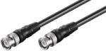 Goobay Cablu conector video BNC RG59 dublu ecranat 0.5m BNC tata - BNC tata Goobay 50413 (50413)
