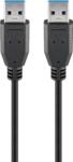 Goobay Cablu USB 3.0 5m USB A tata - USB A tata SuperSpeed 5Gbit/s negru Goobay (96117) - habo
