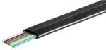 Goobay Cablu telefon 6 fire plat negru CCA aluminiu-cuprat Goobay (93306)