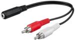 Goobay Cablu adaptor Jack 3.5 mm mama stereo la 2x RCA tata Goobay (50092)