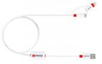 SKROSS Cablu USB Skross Buzz Line A tata - micro USB A tata 1m alb (CABLE-UUSB/BUZZ-1.0WE-SKRS) - habo
