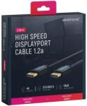 clicktronic Cablu Profesional DisplayPort - DisplayPort 3m v1.2a 4K 60Hz 21.6Gbit/s AWG26 OFC Clicktronic 70712 (70712) - habo