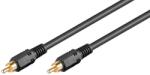 Goobay Cablu audio-video RCA-RCA 2m contacte aurite RG59 Goobay (50267)