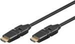 Goobay Cablu HDMI V1.4 rotatie 360 grade 1.5m Ethernet 3D 4K Ultra HD 2160p 30Hz Goobay (31888) - habo