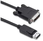 Qoltec Cablu DisplayPort la DVI-D (24+1) 1.8m negru 50364 QOLTEC (50364-QOLTEC) - habo