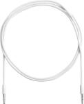 eSTUFF Cablu audio stereo Jack 3.5 mm tata-tata 1m alb eSTUFF (ES84400-1M-WHITE)