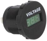 SCI Voltmetru 6-33VDC negru-verde SCI A25-1-BB3-G (A25-1-BB3-G)