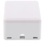 Well Priza de perete fara Keystone 1-port alba Well (LANBOX-SM-1P-WL) - habo