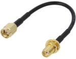 JC Antenna Cablu SMA tata - SMA mama drept 10cm JC Antenna AD. ANT. 013 (AD.ANT.013) - habo