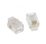 Well Mufa modulara telefon RJ10 4P4C contacte aurite Well (TEL-0002-WL)