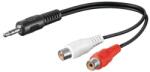 Goobay Cablu adaptor Jack 3.5 mm tata stereo la 2x RCA mama Goobay (50600)