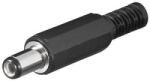 Goobay Mufa DC 2.1x5.5mm tata pin 9mm cu protector cablu Goobay (11114)