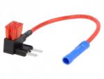 4CarMedia Splitter auto ATM 10A siguranta mini x2 1mm2 culoare rosu 4CarMedia (ROZ.04)