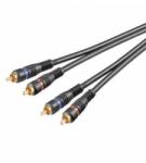 Goobay Cablu 2x RCA 5m OFC dublu ecranat Goobay (50120) - habo