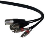 ibiza Cablu 2x RCA la 2x XLR 3m ibiza (CM3RX-2) - habo
