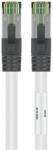Goobay Cablu patchcord Cat8.1 SFTP 0.5m alb PiMF 2000MHz RJ45 cupru Goobay (55123) - habo