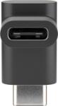 Goobay Adaptor USB TYPE C la USB TYPE C 90 20x10x10mm negru Goobay (55556) - habo