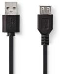 Nedis Cablu Nedis USB 2.0 A tata - USB A mama 2m (CCGP60010BK20)