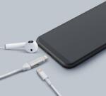 Delight Cablu de date 2in1 iPad iPhone lightning 1m 2A argintiu delight (55443I-WH) - habo