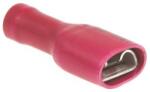 JST Terminal papuc plat 4.8mm 0.8mm mama 0.5/1.5mm2 crimpat pe cablu rosu JST LVDDF1.25-187A-8 (LVDDF1.25-187A-8)