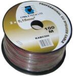 Cabletech Cablu difuzor negru/rosu 2x0.5mm cupru 1m Cabletech KAB0306 (KAB0306) - habo
