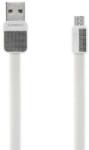 REMAX Cablu Remax Platinum Micro USB RC-044 Alb 1m (IRCABPLAMALB) - habo