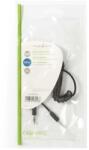 Nedis Cablu audio stereo Jack 3.5 mm tata - 3.5 mm tata 1m spiralat negru Nedis (CAGP22010BK10) - habo