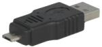 VCOM Adaptor USB 2.0 USB A tata - mufa tata USB B micro mufa nichelat VCOM CA416-PB (CA416) - habo