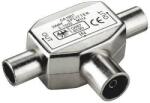 Goobay Splitter 2x coaxial tata la 1x coaxial mama 10-1000Mhz Goobay (11532)