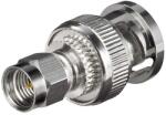 Goobay Adaptor SMA tata la BNC tata Placat cu aur pentru cablu RG 174/U 11855 Goobay (11855)