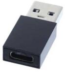 Well Adaptor USB-A 3.0 tata - USB-C mama negru Well ADAPT-USB3.0/USBC-WL (ADAPT-USB3.0/USBC-WL) - habo