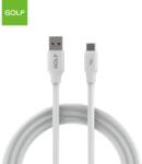 GOLF Cablu USB la USB tip C 1m Golf Super Charge Tube Cable OD 6A 120W alb GC-98t (GC-98t) - habo
