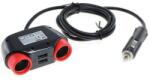 OTB Alimentator auto 12V la 2x bricheta mama 10A + 4x USB A 3A 8013464 OTB (8013464)