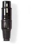 Nedis Conector XLR 3-Pin mama negru Nedis (COTP15902BK)