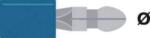 Valueline Papuc FAST ON PLUG 5 mm cablu 1.5-2.5 mm Albastru AF2505HA VALUELINE (ST-151)