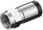 Well Mufa conector F tata cu compresie pentru cabluri cu diametrul exterior de 7mm Well (FC-7.0CP-WL)