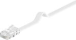 Goobay Cablu plat Cat6 UTP 2m 250MHz RJ45 cupru alb Goobay (95152)