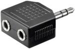 Goobay Adaptor Jack 3.5 mm stereo la 2x 3.5 mm stereo mama Goobay (11104) - habo
