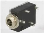 Lumberg Conector Jack 3.5 mm LUMBERG 1503-09 soclu mama stereo cu intrerupator dublu cu montare pe placa /panou (1503-09) - habo